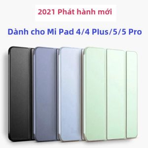 Vỏ Thông Minh Silicon Cho Xiaomi Mi Pad 4/4 Plus 8.0 Inch Mi Pad 5 Pro 11/12.4 Inch - Vỏ Bảo Vệ Chống Sốc Chức Năng Đánh Thức
