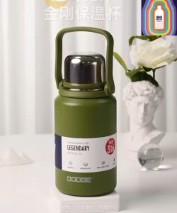 Dodge ขวดน้ำเย็น แก้วสแตนเลส มีหูจับพกพาง่าย กระบอกน้ำ ขวดน้ำออกกำลังกาย ของ DODGE บรรจุภัณฑ์ ราคาที่สุด