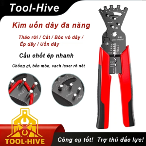 Kìm bóc vỏ dây đa năng Tool-Hive dụng cụ điện cắt bóc vỏ và cuộn dây điện tiện dụng