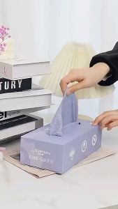 สำหรับผ้าเช็ดทำความสะอาดและมีผ้าเช็ดเอนกประสงค์มาพร้อมกล่องเก็บ บรรจุ