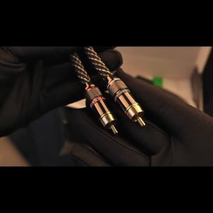 YYTCG HIFI RCA to 2RCA Audio Cable 6N OFC Subwoofer Y Cable RCA 1 Male to 2 Male Audio Cable for Speaker DVD TV Amplifier