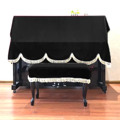 Dustproof Velvet Piano Cover