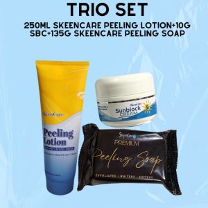 Trio Set 250ml SkeenCare Peeling Lotion + 10g SBC + SC Peeling Soap