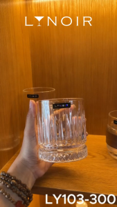 Ly Thủy Tinh Tumbler - Ribbed Diamond Base | 300ml-400ml | [LYNOIR_LY103]