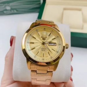 [ ĐỒNG HỒ HÀNG HIỆU ] [ ĐỒNG HỒ CƠ MÁY NHẬT ] Đồng hồ cơ nam lộ máy automatic selk0 size 40mm vỏ vàng fullbox 2 màu lựa chọn
