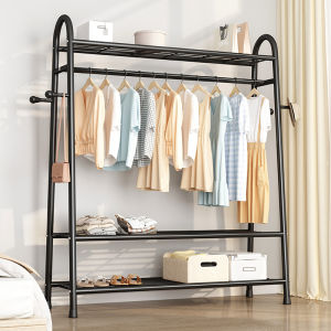 MIKI Giá phơi từ sàn đến trần phòng ngủ tại nhà treo giá treo quần áo Giá treo quần áo mát mẻ ban công Giá treo áo khoác di động đơn giản trong nhà