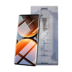 JLD | Realme GT Compatible Non-tempered Ceramic Full Coverage Curved Screen Quick Install Drop Protection HD Protector