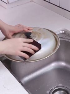 TLE 【Magic Sponge】 Nano Cleaning Cloth Dish Washing Oil Rust Remover Emery Sponge Magic Eraser