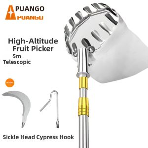 PUANGD | Extendable Fruit Picker for Multiple Fruits with Net