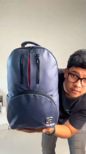 Tas Ransel Backpack Gendong Laptop bahan Waterproof Anti Air Pria Sekolah Kerja KLS 122 30 Liter