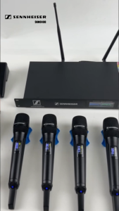 Sennheiser SKM9400 Professional Wireless Microphone 4-Channel UHF True Diversity Handheld Mics for Karaoke & Stage Performance