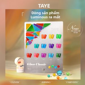 Taye | Bộ Sưu Tập Mini Sơn Móng Tay Gel Trong Suốt Lấp Lánh Màu Kẹo Dopamine Làm Sáng Da
