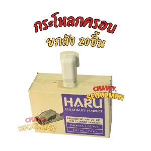 กระโหลกครอบผนัง HARU 75 มม. (รุ่น SW-75-HR) | ข้องอครอบท่อแอร์ Wall Corner เบอร์ 75