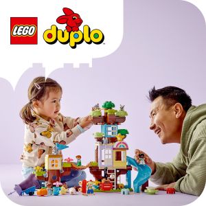 LEGO DUPLO Town 10993 3in1 Tree House Building Toys Set (126 Pieces) Building Blocks for Kids (3 Tahun+)