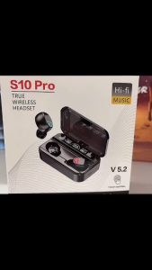 Tai Nghe Nhét Tai S20 / S10 / S60 Bluetooth 5.2 Không Dây Thể Thao Âm Thanh Chân Thật Đeo Lâu Không Đau Tai