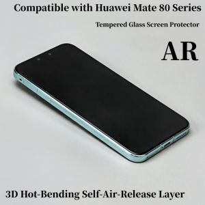 Brother Huang Huawei Mate 80 Pro Max / Mate 80 RS AR Anti-Reflection Tempered Glass Screen Protector Full Screen 3D Curved Anti-Drop HD Clarity Anti-Fingerprint Magnetron Sputtering 9H Anti-Drop