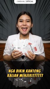 CINDYNAL - BUNDLE 5 PCS Masker Wajah Anti Aging Hitam & Cerahkan Kulit Kusam / Sheet Mask Brightening Niacinamide Skin Care Glowing