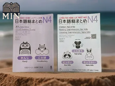 N4 Nihongo So-Matome 1 Set 2 Books สำหรับผู้เรียนภาษาญี่ปุ่น ครอบคลุม KanjiVocabulary + GrammarReadingListening