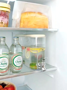 4L Refrigerator Cold Kettle with Faucet Household Kettle Sealed Cleat Kettle Juice Kettle Large Capacity Food Grade Plastic Kettle
