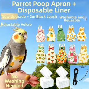 Hadassah | Adjustable 3D Padded Diaper for Parrots