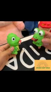 SPARKCART 1pcs Dinosaur & Frog Squeeze Toy: Portable Fidget Stress Relief