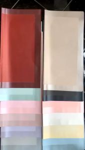 20 Lembar Kertas Buket Cellophane Big Wide Line Wrapping Kb27