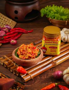 SAMBEL DONG - Sambal Bawang Less Oil Botol 220 Gram Isi Lebih Banyak & Minyaknya Sedikit