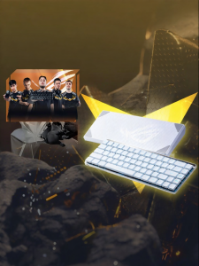ASUS | 3-mode Compact Light Axial Gaming Mechanical Keyboard 68 Keys