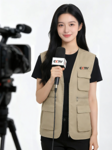 ZUOSALUN | Custom Logo Printed Outdoor Work Vest Multiple Pockets Summer