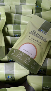 THERA Epsom Salt Magnesium Sulfate for Foot Soak Salt Bath Gardening Food Grade Germany 200g