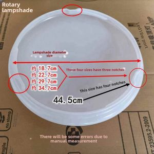 Round Ceiling Light Cover PVC Acrylic Snap-on