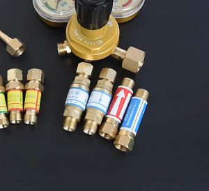 Flashback Arrestor Untuk Pengaman Regulator Acetylene Oxygen LPG Check Valves