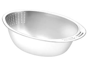 Chậu vo gạo lọc rửa đa năng inox 304 chống rỉ an toàn tiện lợi cho mọi gia định