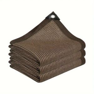 12PIN Black Sunshade Net Shading 70~80% Plant Greenhouse Cover Mesh Fence Privacy Screen Garden Sun Shed Outdoor Anti-UV
