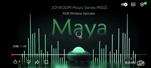 Loa Bluetooth Led RGB Maya Series - JOYROOM JR-MS02 Công Suất 20W 6 Hiệu Ứng RGB TWS 2 Loa