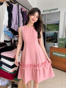 đầm bèo tầng suông xinh xắn bigsize chubby may theo số đo VT01-0526