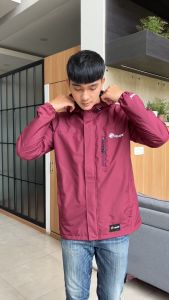 JAKET GUNUNG TERBARU MODEL SEMI PARKA COWOK BAHAN PARASIT PREMIUM