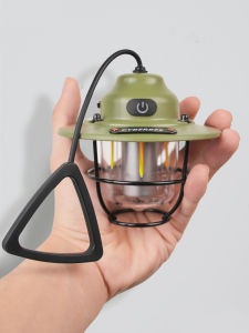 Retro Camping Lantern Outdoor Super Long Battery Life Tent Light Mini Pinecone Hanging Light Camping Gear Illumination Lamp