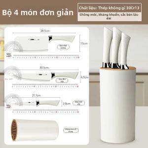BAKULI | Bộ Dao Thép Không Gỉ Chống Khuẩn Và Mốc