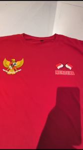 Lengan Panjang Hut RI Ke 80 Kaos Terlaris 17 Agustus 1945 Kemerdekaan Indonesia Kaos Merah Putih Hitam Kaos Cewek Cowok