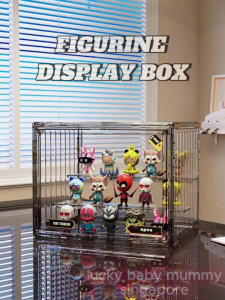 Large Capacity Acrylic Blind Box Storage Box / Transparency Figurines Display Box / POP MART Toys Display Rack