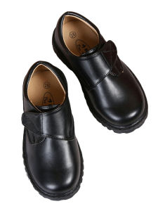 Boys Leather Shoes Performance Childrens Dress Shoes Soft Bottom Stage Shoes Fashion Baby Shoes Floral Girl Shoe round Toe