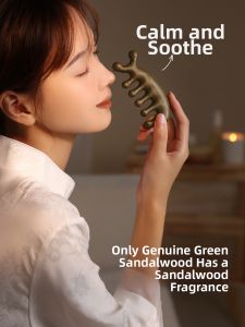 RULIS | Natural Sandalwood Five-finger Anti-hair Loss Gua Sha Massage Comb