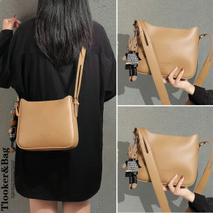 กระเป๋าสะพายข้างหนังนิ่มขนาดใหญ่สำหรับผู้หญิง กระเป๋าใส่ของประจำวัน กระเป๋าสะพายไหล่แบบปรับได้ ทรงสี่เหลี่ยม สีสันสดใส