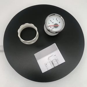 RYSJM | Cảm Biến Mức Nhiên Liệu Đa Năng 12V 24V 2 Inch 52mm Cho Ô Tô Thuyền Xe Máy Đồng Hồ Đo Mức Nhiên Liệu 0-190ohm Đèn Nền Đỏ Kèm Cảm Biến Mức Nhiên Liệu