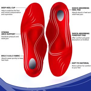 CCW 1 Pair Best Orthotic Insole Arch Support X/O Leg Flat Foot Health Shoe Sole Pad Insoles for Shoes Insert Padded Orthopedic insoles