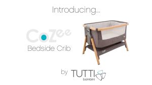 Tutti Bambini Cozee Bedside Crib (Assorted Colours)