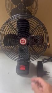 🔥👍Quạt Tích Điện Pin 10 Cell Dùng Liên Tục 8H Quạt Pin Để Bàn 2 Cấp Độ Gió Siêu Mát