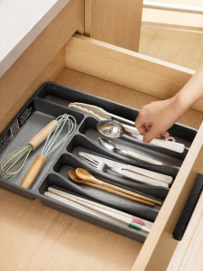 CAROTE | Kitchen Utensils Storage Box with Drawer Dividers