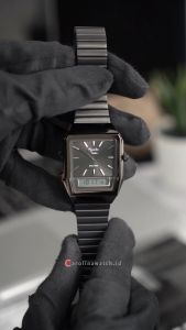 Jam Tangan Wanita Alexandre Christie Passion AC 2B37 LHBIGBA Black Dial Black Stainless Steel Strap
